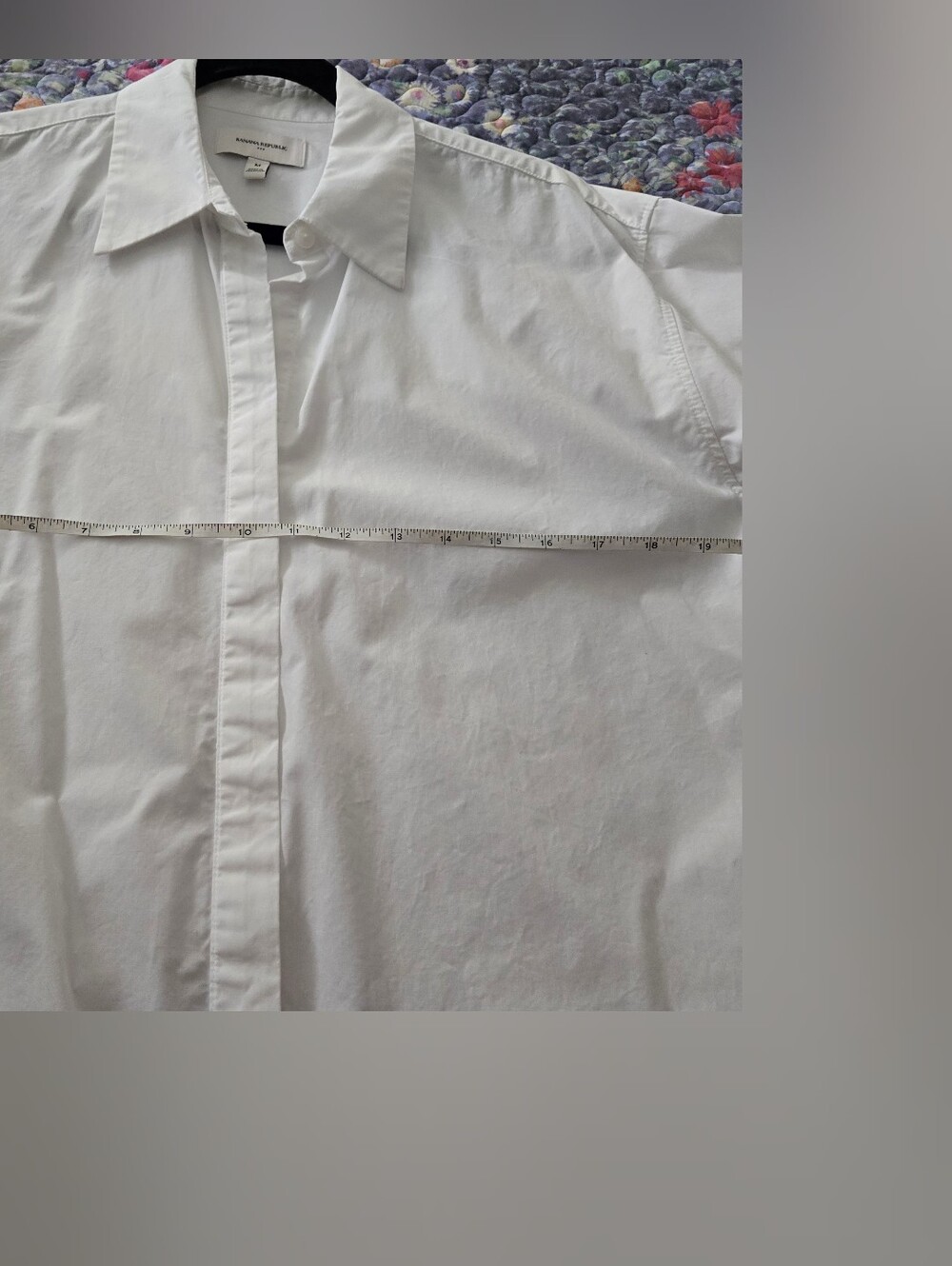 Banana Republic Crisp White Cotton Blouse/Tunic